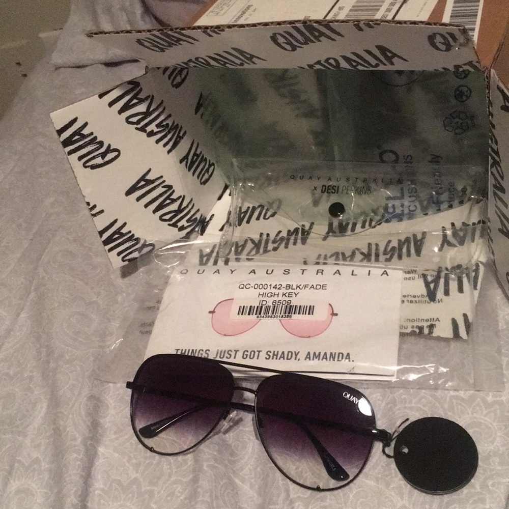 Quay Australia High Key Black/fade